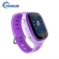 Ceas Smartwatch Pentru Copii Twinkler TKY-DF31 cu Functie Telefon, Localizare GPS, Camera, Pedometru, SOS, IP54 - Mov, Cartela SIM Cadou foto