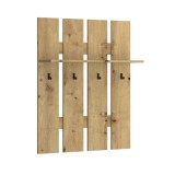 Cumpara ieftin Cuier perete PAL stejar Artisan Airon 80x23x100 cm