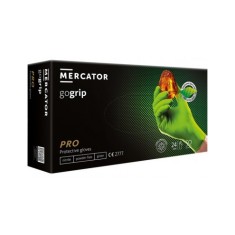 Manusi nitril verde, texturate GOGRIP , set 50buc XL