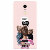Husa silicon pentru Xiaomi Remdi Note 3, Mom Of Girls
