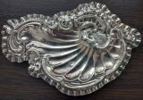 (35) SCRUMIERA / TAVITA DIN ARGINT, VINTAGE, MARCAJ ARGINT, MODEL FRUMOS, 57,51 GRAME