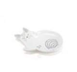 Cumpara ieftin Platou decorativ - Chat - Alb, 24.5 X 16.5 cm | Faye Sas