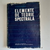 ELEMENTE DE TEORIE SPECTRALA - I. COLOJOARA