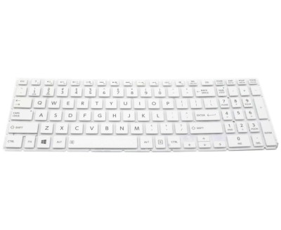 Tastatura laptop Toshiba L50-C C55-C C50-C alba foto