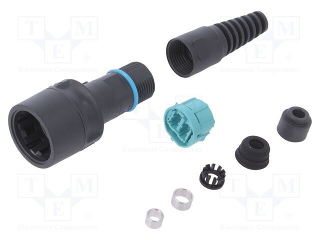 Conector fibră optică BULGIN PIN 2 duplex multimod (MM) pe cablu