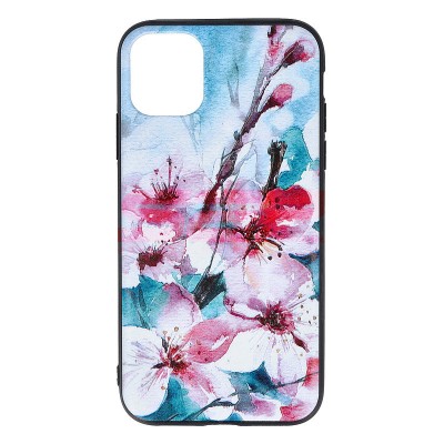 Toc TPU+PC UV Print 3D Apple iPhone 11 Flowers foto