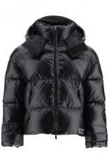 Geaca barbat Valentino oversize down jacket with vltn tag UV3CNB00VTD Negru foto