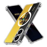 Husa antisoc pentru xiaomi poco x7 pro - airbag magsafe, col&Egrave;uri ranforsate - cross smarald