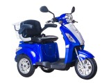 Tricicleta electrica ZT-15-D TRILUX cu EEC, motor 900W, 48V 20Ah, viteza 25km/h, autonomie 50km, nu necesita permis - Albastru