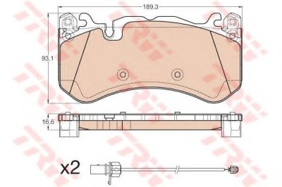 Set placute frana,frana disc AUDI A6 Avant (4F5, C6) (2005 - 2011) TRW GDB1977 foto