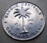 7.686 CONGO RUANDA URUNDI 1 FRANC 1959 XF, Africa, Aluminiu