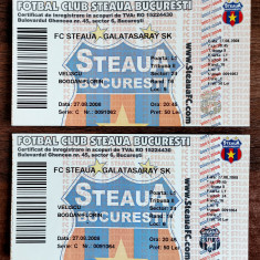 Bilet meci fotbal STEAUA BUCURESTI - GALATASARAY 27.08.2008 Champions League