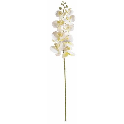 Orhidee artificiala alba 95 cm foto