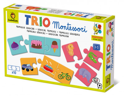 Joc de logica TRIO MONTESSORI - Asocieri, Ludattica, 3 - 5 ani foto