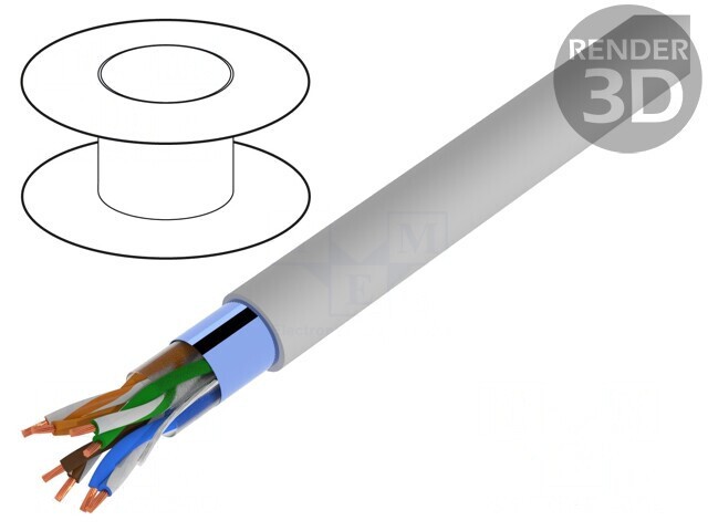 Cablu Ethernet Cat5e UTP Cupru LSZH