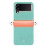 Husa pentru samsung galaxy z flip4 spigen compoty, cotton candy