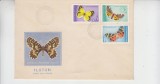 C12 - FDC Romania - Fluturi - LP703 - 1969, Romania de la 1950, Fauna