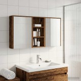 vidaXL Set dulap baie pentru 3 pcs 116 x 16 x 62,5 cm Lemn compozit 3403814