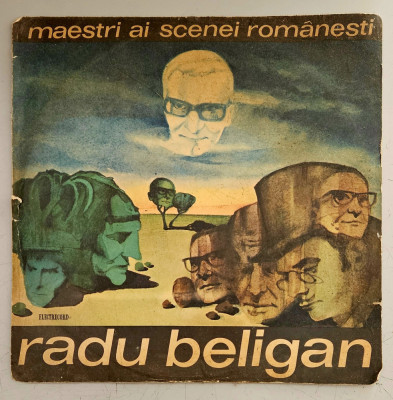 Radu Beligan - Maestri ai scenei romanesti vinil EX +++ / NM foto