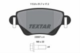 Set placute frana TEXTAR 2355701