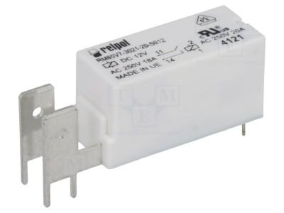 Releu electromagnetic SPST-NO 12VDC 20A foto