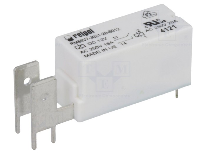 Releu electromagnetic SPST-NO 12VDC 20A