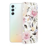 Cumpara ieftin Husa pentru Samsung Galaxy A34 5G, Techsuit Marble Series, Chloe White