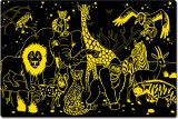 Puzzle - Glow in the dark - Animale salbatice | The Learning Journey