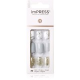 KISS imPRESS Short unghii artificiale autoadeziv Knock Out 30 buc