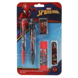 Set instrumente de scris, Spiderman, 5 buc