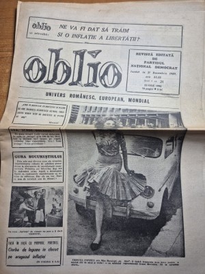 ziarul oblio 23 iulie 1990 foto