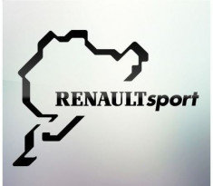 Sticker auto geam Renault foto