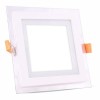 Corp iluminat led patrat incorporabil 18w 4000k alb neutru, sticla, V-TAC