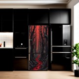 Folie imprimata color pentru decor Frigider, dimensiune 200 x 90cm, model: AVX-FR12, AVEX