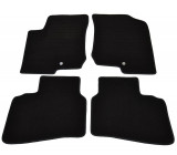 Covorase mocheta Hyundai I30 2007-2/2012 , Kia CEE&amp;#39;D 09/2007-03/2010cu 2 fixari in podea, Negru, set de 4 bucati