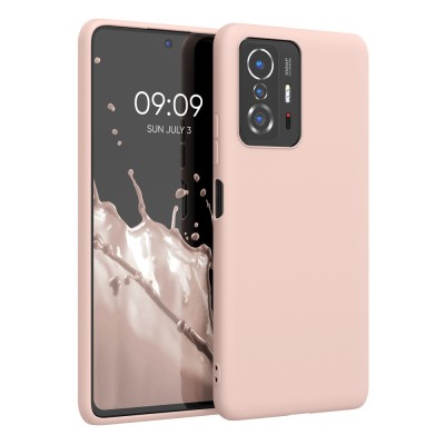 Husa pentru Xiaomi 11T / 11T Pro, Silicon, Roz, 56245.225, kwmobile foto
