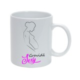 Cana alba personalizata gravida sexy, INOVATIX&reg;. 330ml