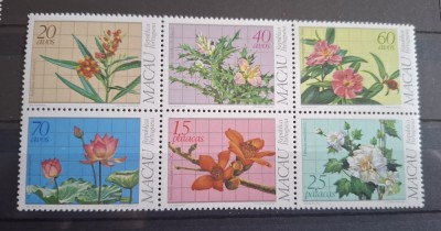 Macau MNH 1983 - Flori foto