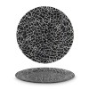 Set 6 Farfurii Sticla Neagra Elegante Pufo Ellegant Black, 28cm, Aperitive Desert