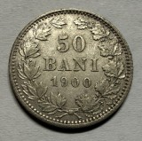 50 Bani 1900 Argint, Romania, a UNC