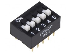 Comutator DIP-SWITCH 5 Secțiuni ON-OFF 24VDC