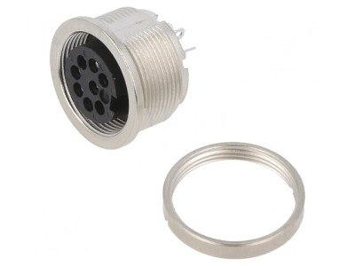 Conector M16 Soclu Mamă 8-PIN IP40 foto