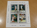 Colita Filatelica Coreea de Nord 1986 - Tenis Boris Becker, Ivan Lendl, Steffi Graf -A94