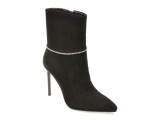 Botine elegante ALDO negre, 2231, din piele intoarsa