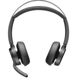 Casti Poly Voyager Focus certificata Microsoft Teams, conectare prin USB A, negru, &quot;77Y85AA&quot; (timbru verde 0.18 lei), HP