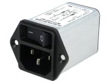 Conector Alimentare AC Soclu Tată 6A 250V IEC 60320