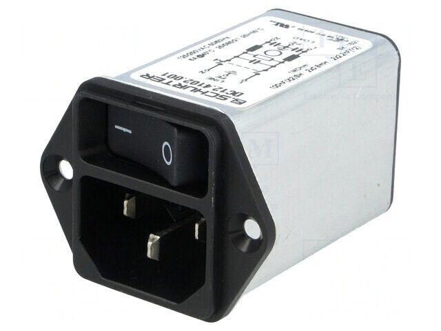 Conector Alimentare AC Soclu Tată 6A 250V IEC 60320