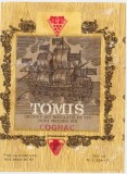 Eticheta Cognac Coniac Tomis ND(1975)