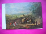 HOPCT 8844 PEISAJ CU CARUTE -JAN BRUGHEL I --CP PICTURA -NECIRCULATA