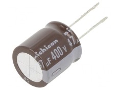Condensator Electrolitic THT 47uF 400VDC 18x20mm